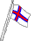 The Faroese flag