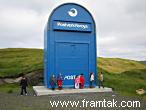 Post box in Skopun on Sandoy - biggest in the world according to the Guiness Book of Records